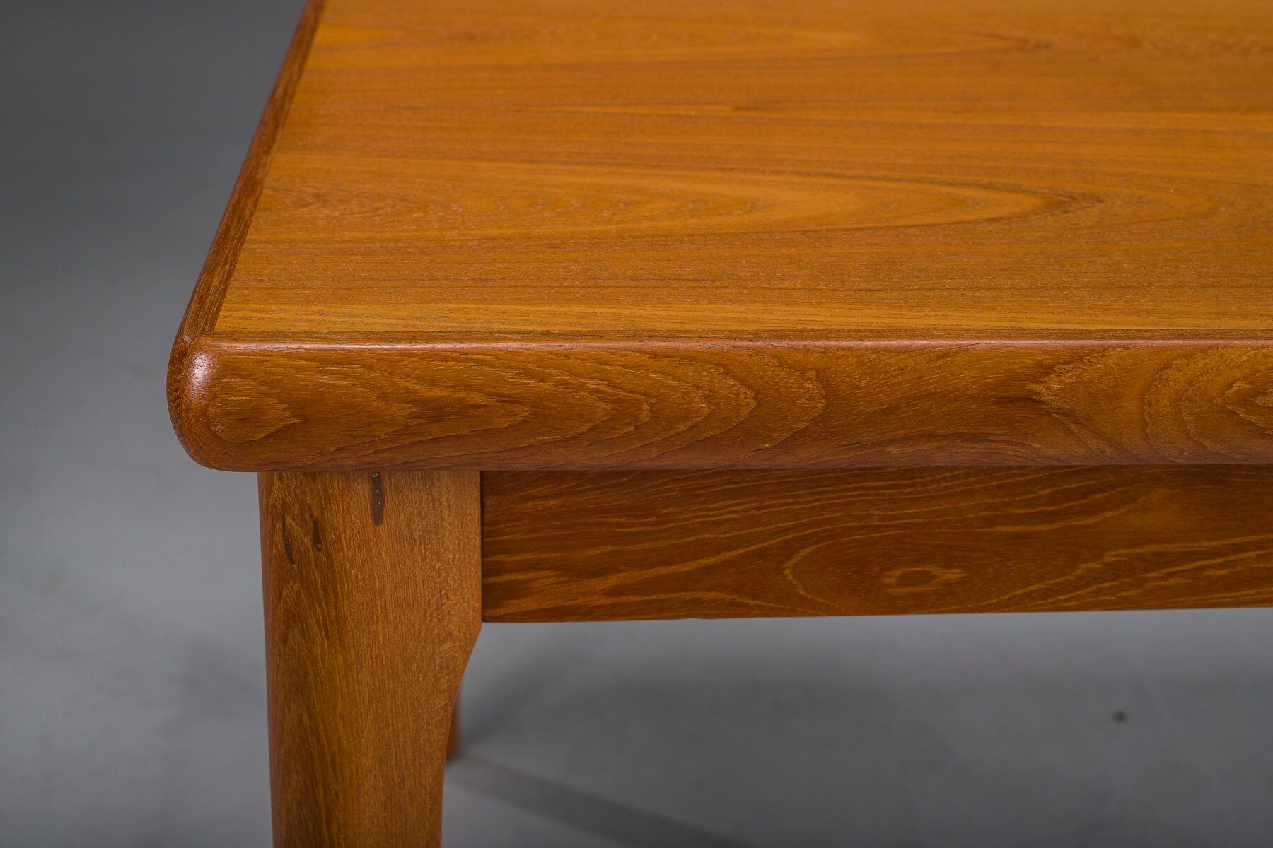 Danish extendable dining table in teak by Henning Kjærnulf for Vejle Møbelfabrik, 1960s