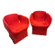 2 fauteuils Bloomy par Patricia Urquiola