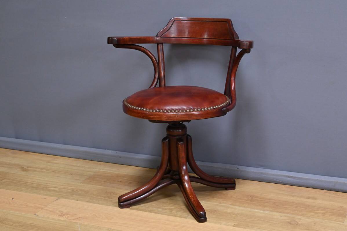 Stained Beech Office Chair  – 1930