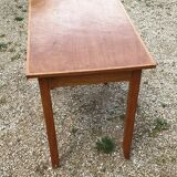 Seventies solid beech table