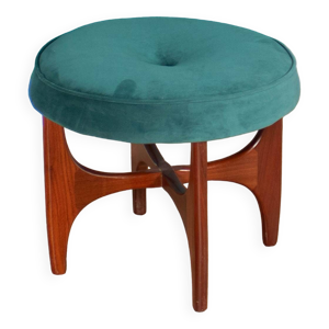 Tabouret rétro en teck - g plan