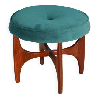 Tabouret rétro en teck des années 1960 G Plan Fresco par Viktor Wilkins