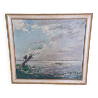 Peinture à l'huile impressionniste de Stephan Kip 1914 1981, 3ème quart 20ème siècle