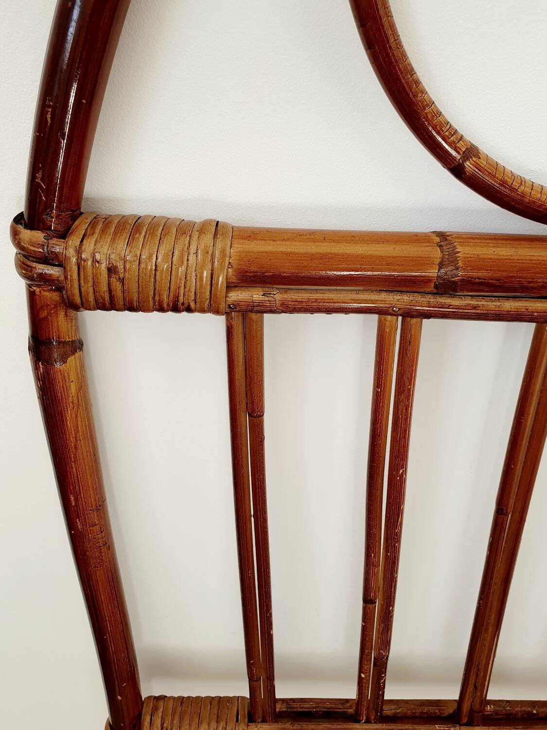 Rattan headboard for 2 people 140/160