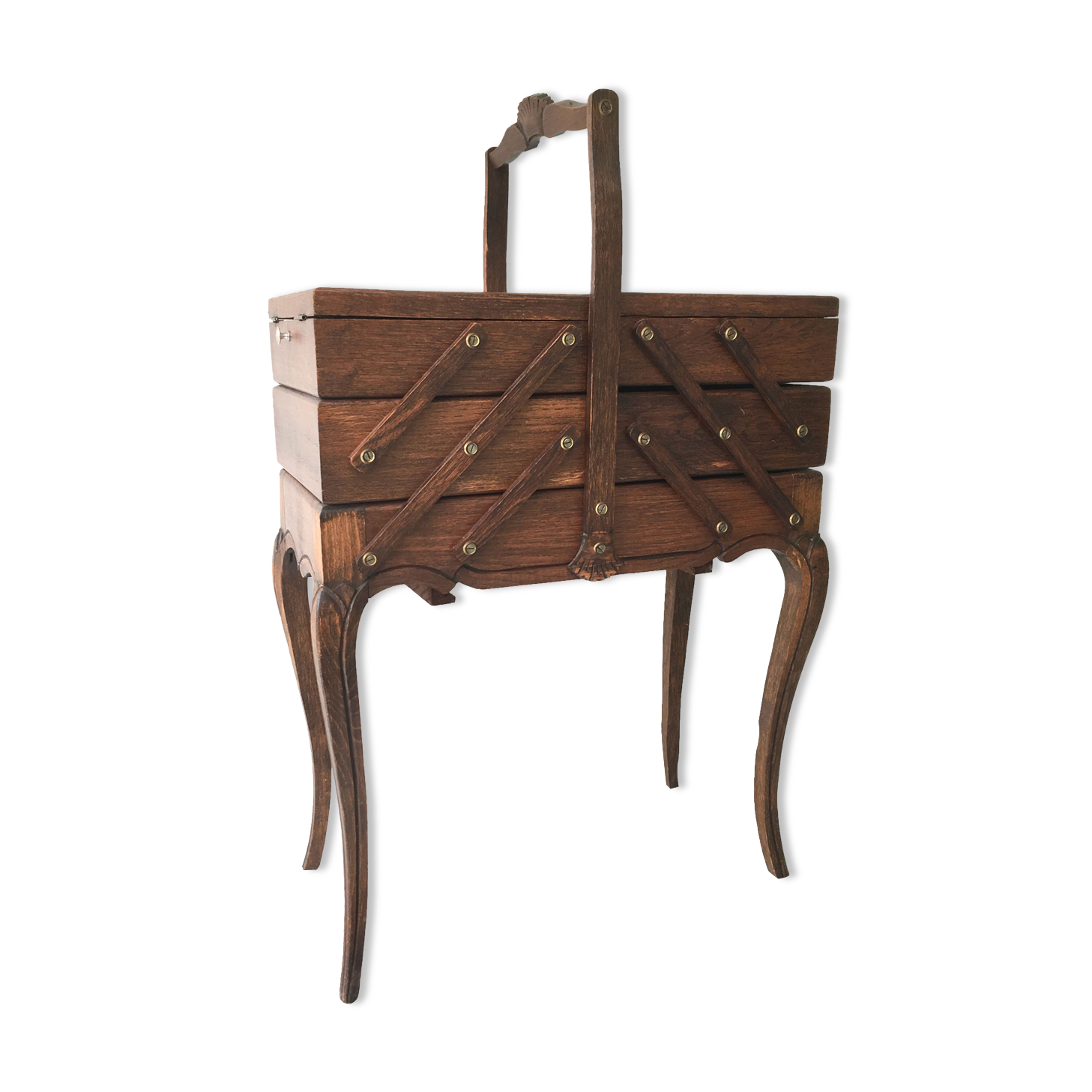 Vintage sewing worker