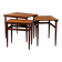 Nesting tables in walnut, heritage, united states, 1958