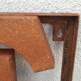 HOME rusty metal sign