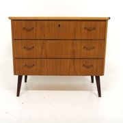 Scandinavian teak commode, Sweden, 1950