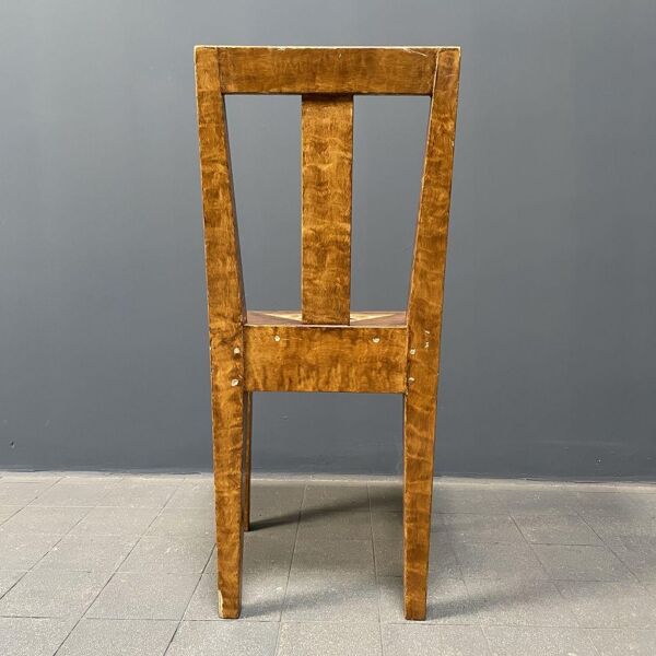 Ensemble de 2 chaises suédoises peintes