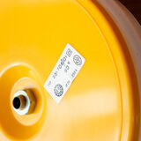 Vintage white opaline glass lamp by Valašské Meziříčí Czechoslovakia, 1970s