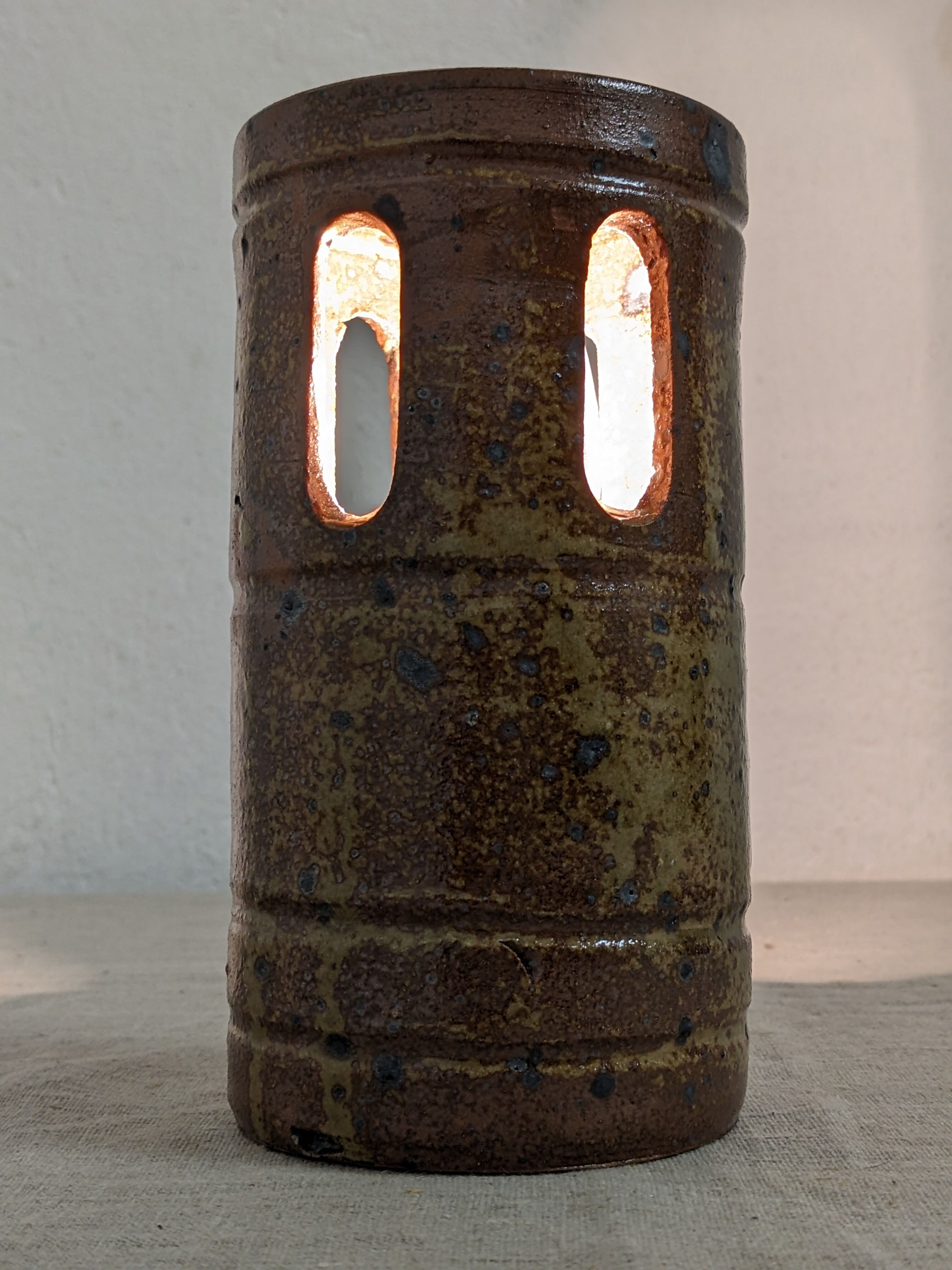 Night light in glazed stoneware from the 60s/70s