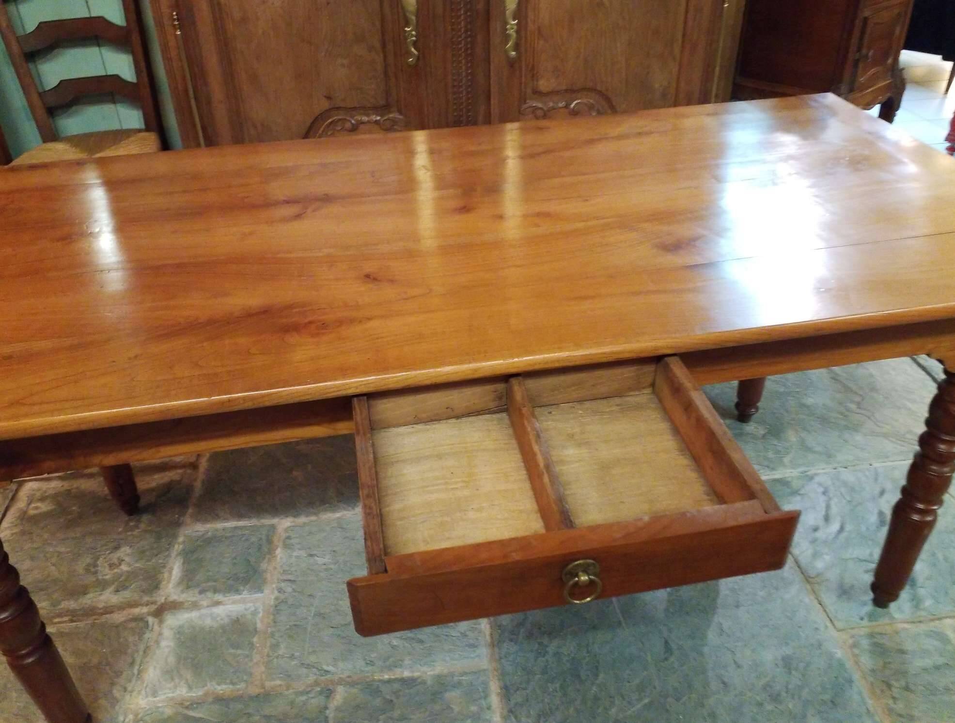 Cherry wood table