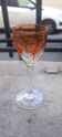 Baccarat Genova Amber Crystal Liqueur or Vodka Glass