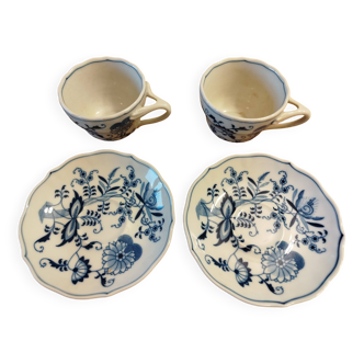 Blue Danube Porcelain Mugs