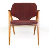 Scandinavian beech armchair, Sweden, 1960