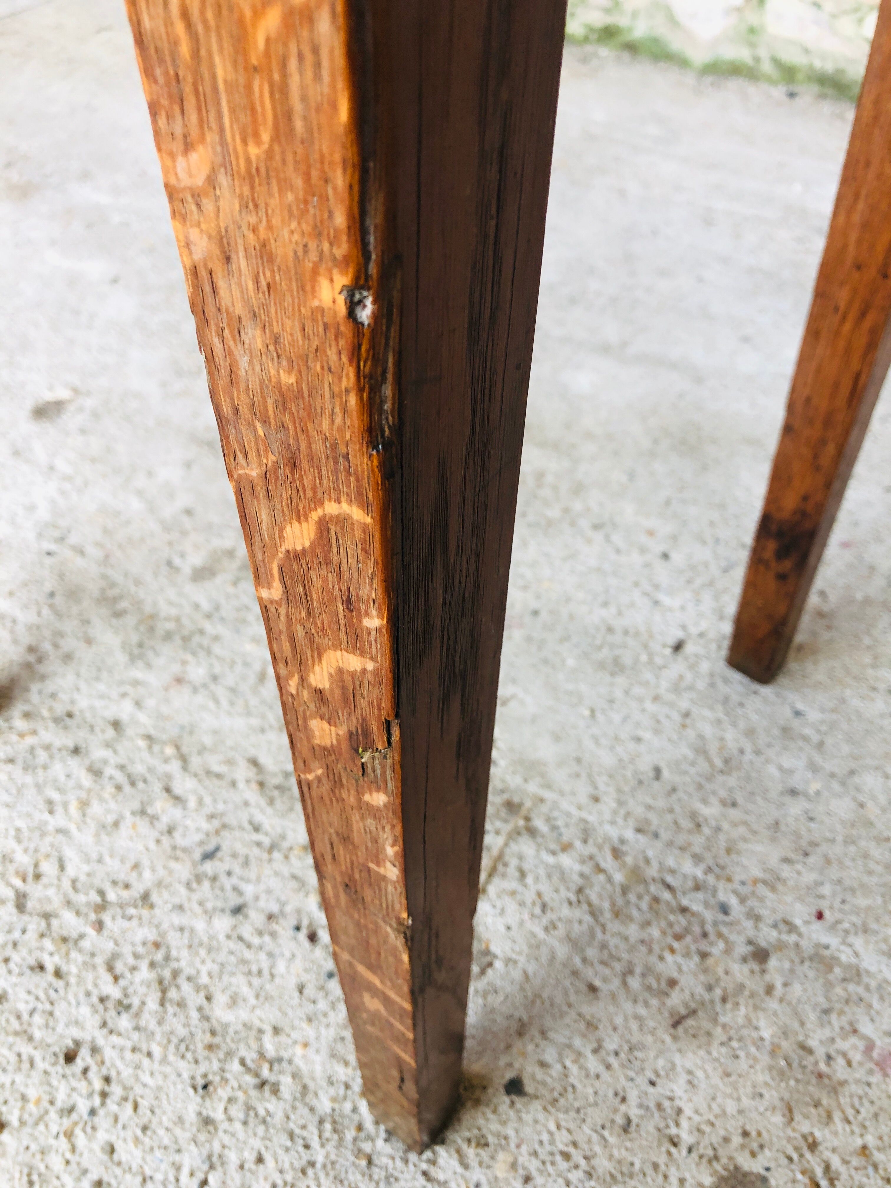 Console de ferme en bois vintage circa 1940