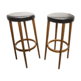 Pair of stools bar baumann 87
