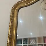 Miroir ancien de style Louis XVI, doré à la feuille