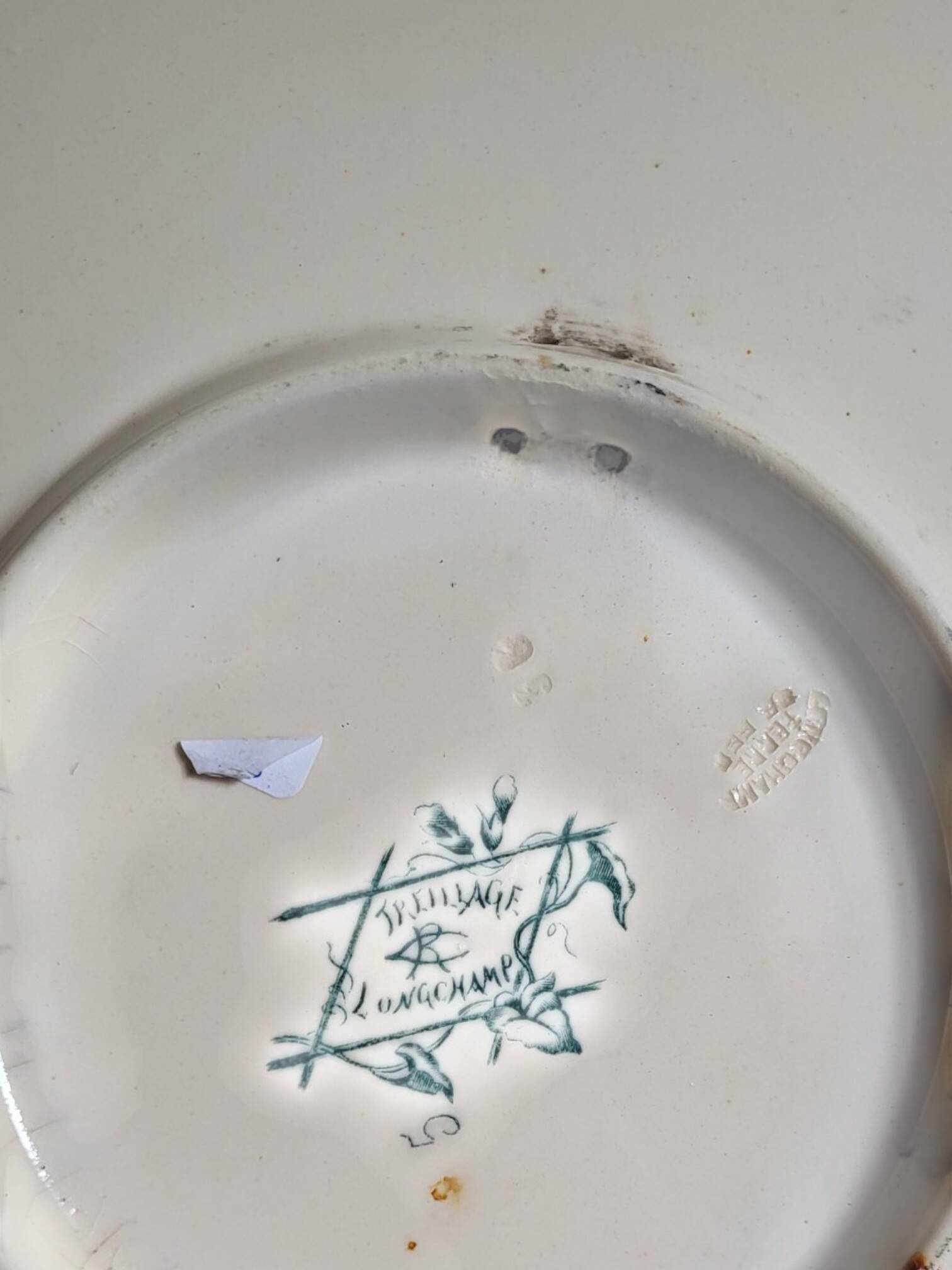 Plat Longchamp modèle "Treillage"
