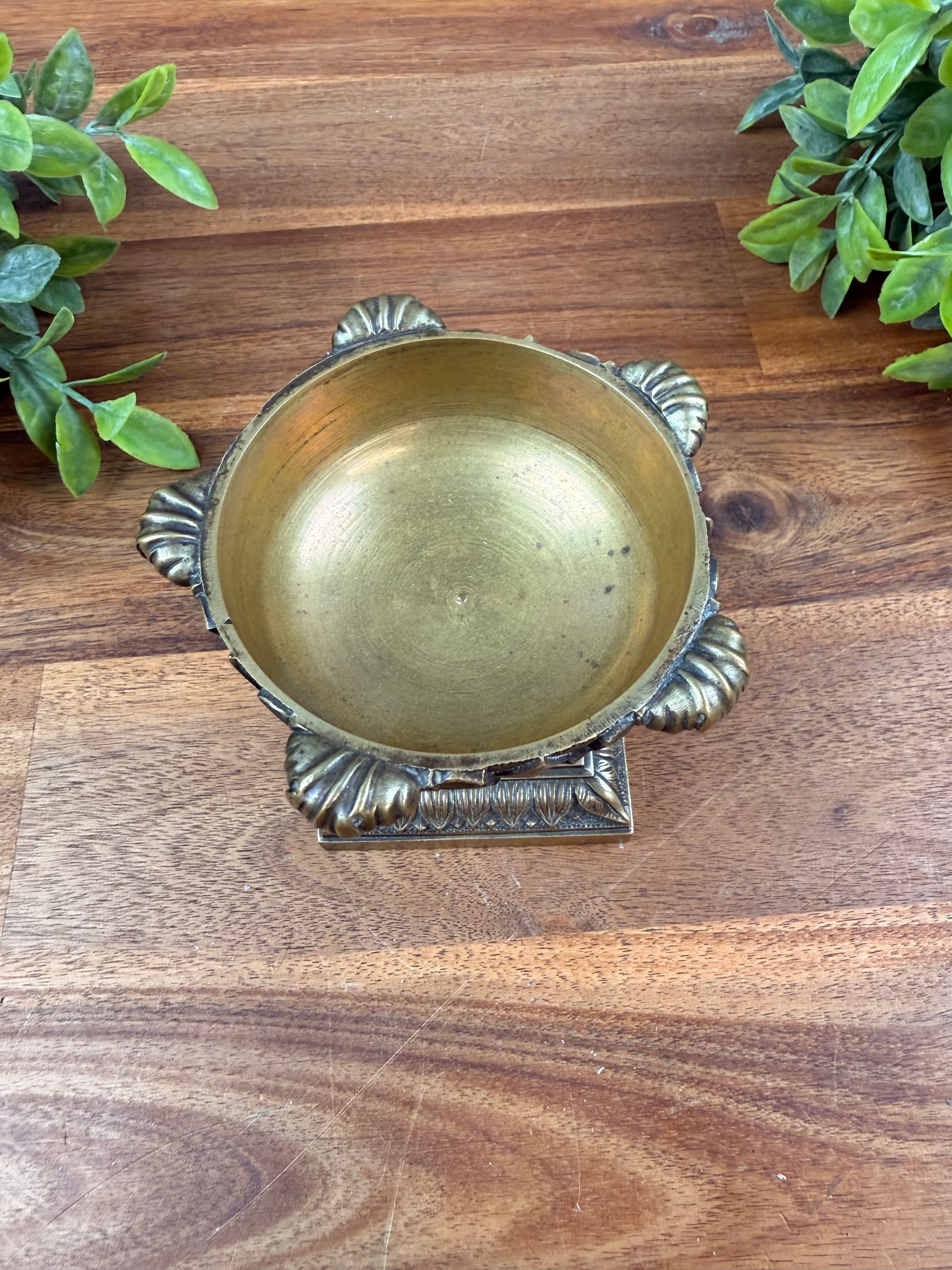 Empire Style Bronze Cup on Pedestal