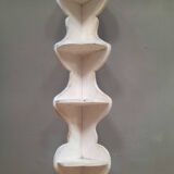 Solid wood corner shelf