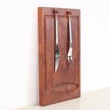 Danish cutting board and cutlery by Jens Quistgaard for Digsmed
