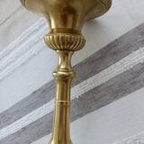 Bronze candlestick table lamp