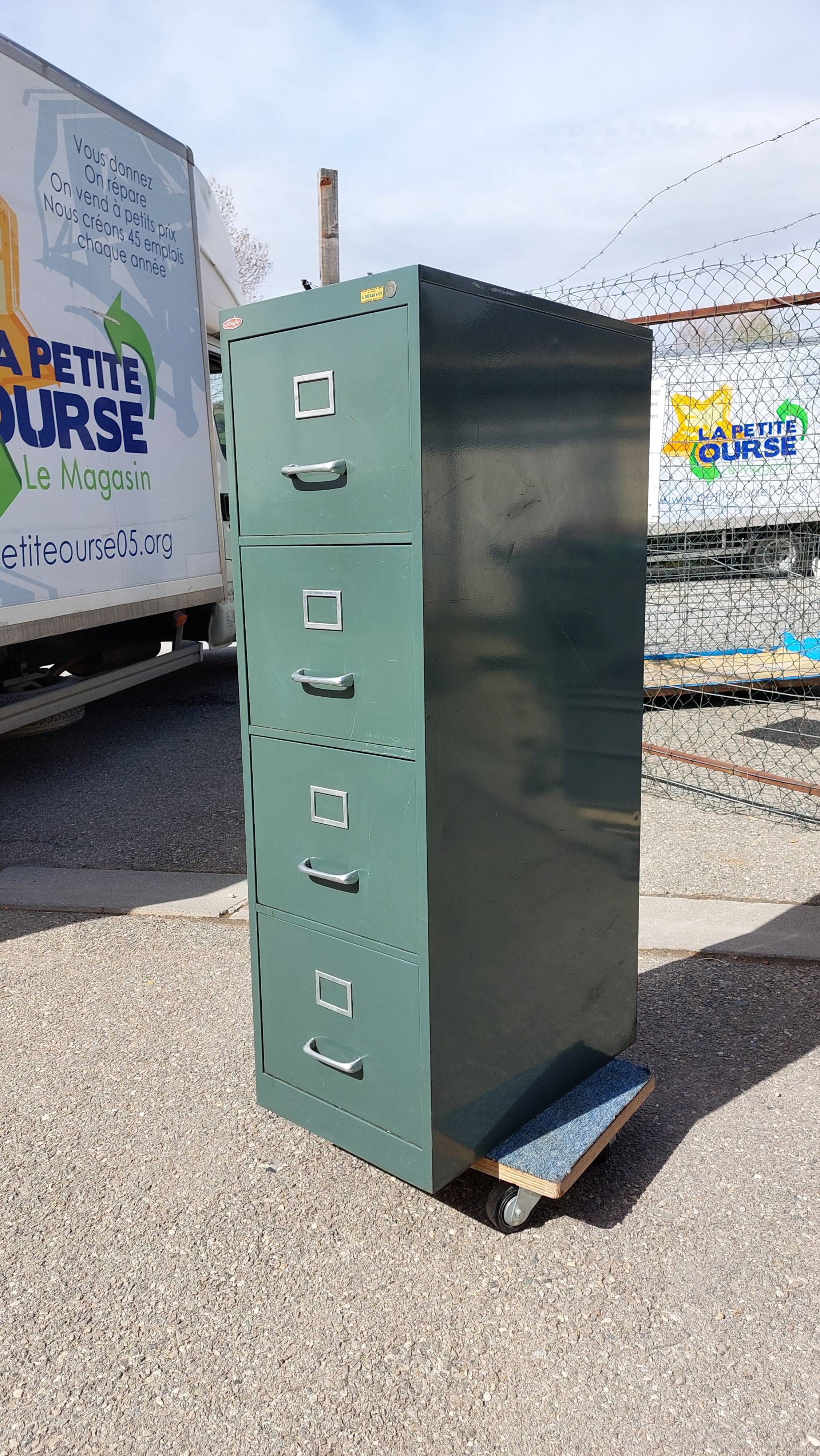 Vintage metal column furniture Strafor - 50s