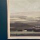 Oil on panel original Swedish - "House in a flat landscape" by Evert Färhm - Dated 1968 - vintage and framed - 81 × 68 cm (31.9" × 26.8")