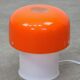 Rare Orange Mushroom Table Lamp by Luigi Massoni for Guzzini, 1970s