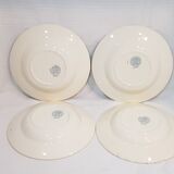 4 tablespoons in earthenware from Choisy the King Champigny model, iron earth.