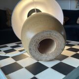 Lampe en bois d'orme tournée vintage