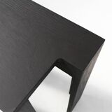 Black stackable stools of side tables (new) by Bram Vanderbeke, Belgium, 2017