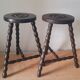 Old wooden stool
