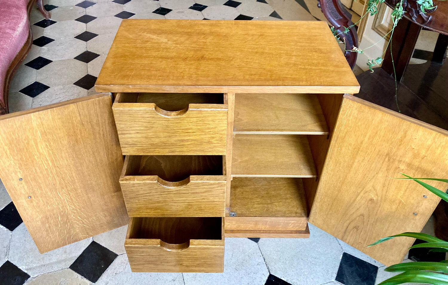 Vintage oak sideboard