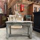 Patinated console from the early 20th century.