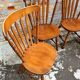 4 western chairs in beech wood