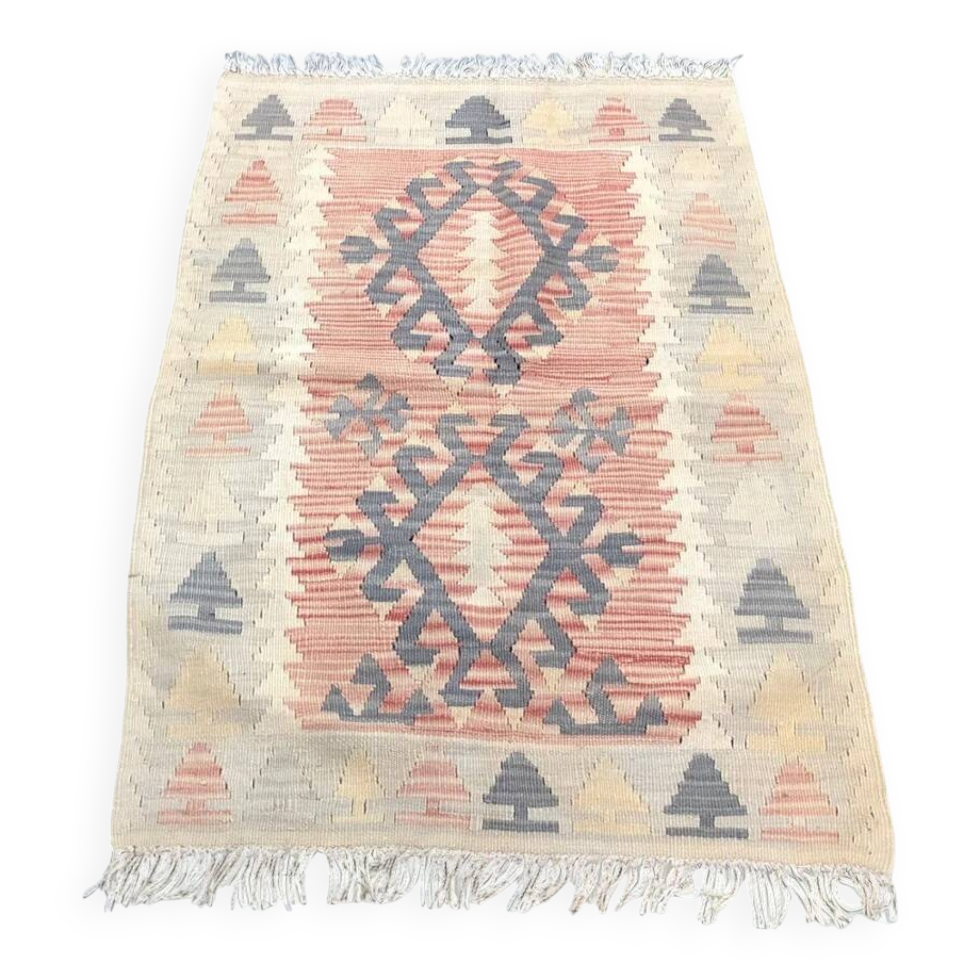 Oushak Vintage Small Kilim Rug