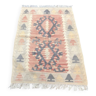 Oushak Vintage Small Kilim Rug