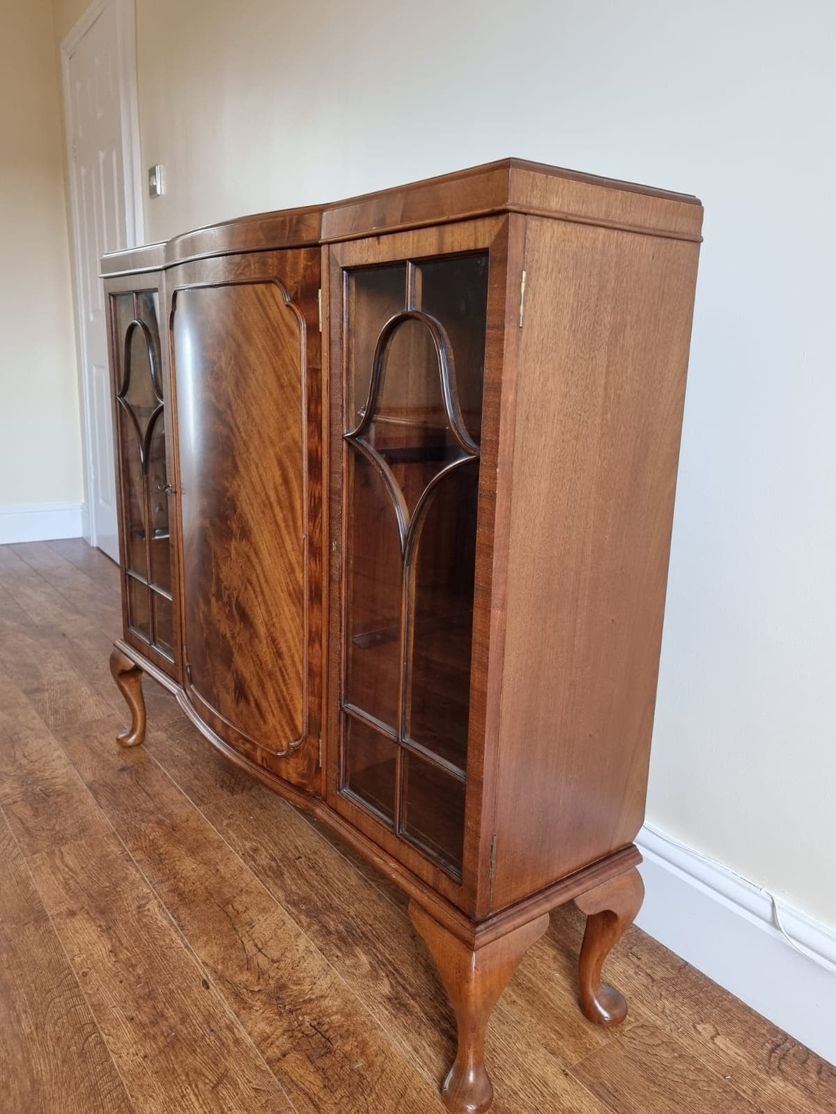 Antique queen anne style bookcase