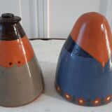 Duo salt pepper ceramic by Lussan Heidi Caillard