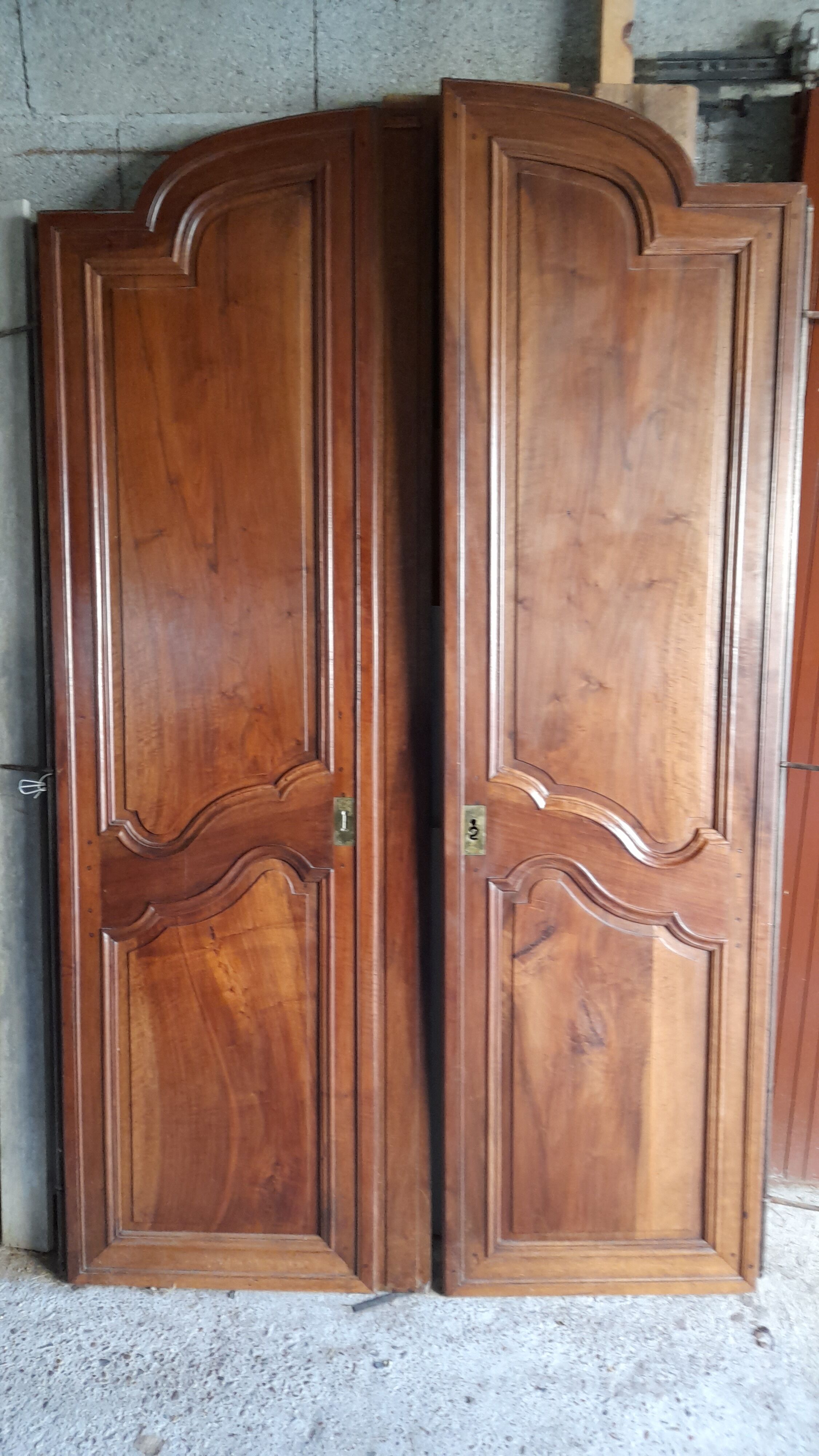 Walnut cabinet doors