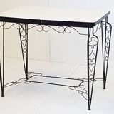 Formica table heart club diamond 1950 vintage 50s rockabilly 50's