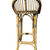 Rattan bar stools from the 60s
