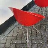 Eros chair with wire base by Philippe Starck, Kartell