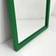 Green square frame mirror model 4727 by Anna Castelli Ferrieri for Kartell