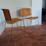 Pair of Max Stacker chairs for Steelcase strafor