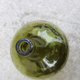 Demijohn green 2 liters glass