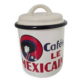 Pot émaillé à épices cafés le mexicain