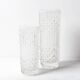 Ensemble de 2 vases en verre CandleWax par František Pečený / République tchèque / 1972